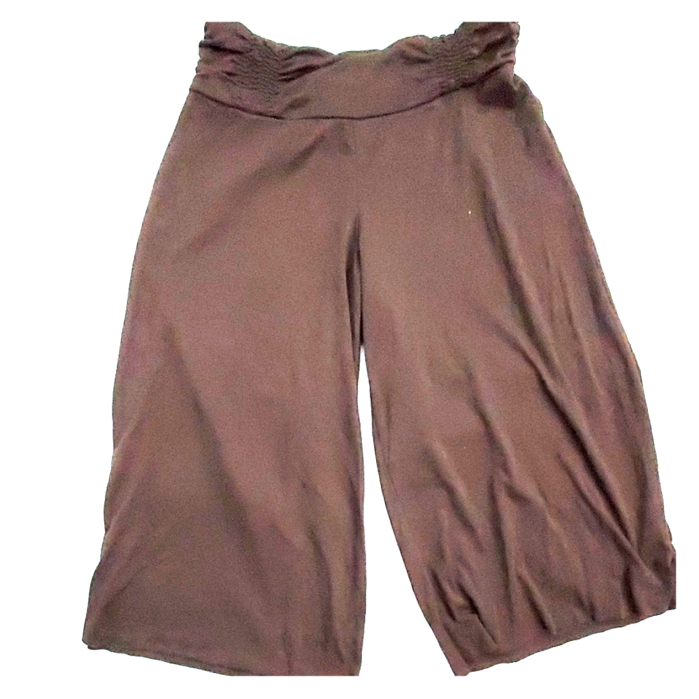 Brown culottes